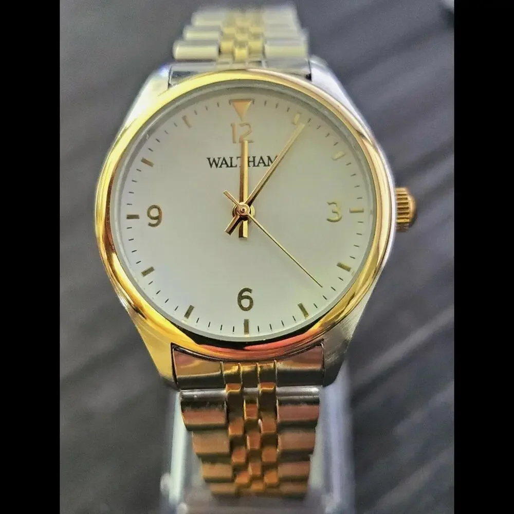 Rare Vintage Waltham Unisex Accutime‎ President Jubilee 34mm